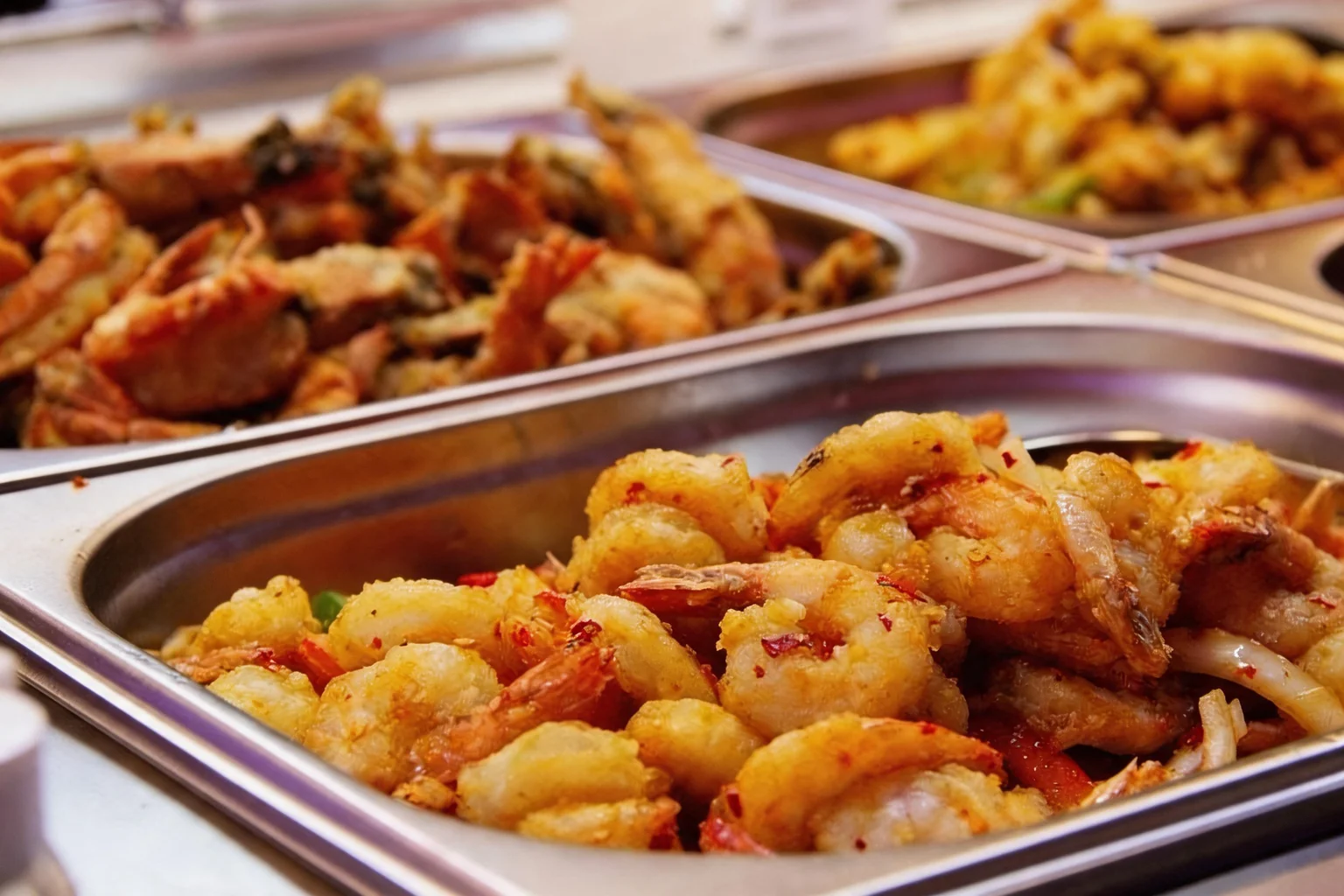 Crispy spicy shrimp