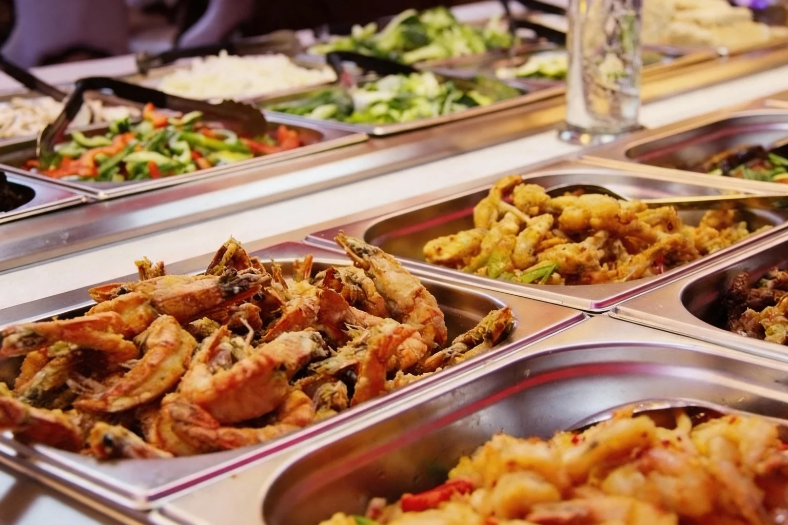 Assortment of golden, crispy fried specialities